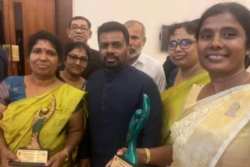 நல்லூர் பிரதேச செயலகத்திற்கு இரு தேசிய விருதுகள்; ஜனாதிபதி பாராட்டு