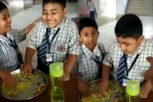 அவன் இந்து நான் முஸ்லீம்.. ஒரே தட்டில் சாப்பிட்டு நெகிழ வைத்த தருணம் | Muslim Hindu Child One Plate Eating Viral Video