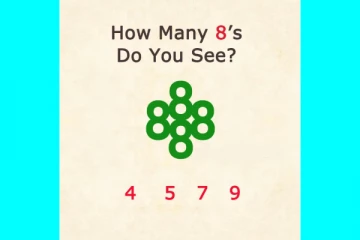 Brain Teaser IQ Test : உங்களுக்கு படத்தில் எத்தனை எட்டுக்களை பார்க்க முடிகிறது?