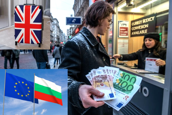 Bulgaria currency change 2026 lev to euro, UK travelers Bulgaria euro adoption travel tips, Bulgaria eurozone entry January 1 2026 transition, Lev accepted until January 31 2026 exchange deadline, Free lev to euro conversion Bulgarian banks June 2026, UK Foreign Office Bulgaria travel advisory passport rules, Schengen entry requirements Bulgaria UK tourist guidance, Bulgaria customs rules meat milk import restrictions, Currency exchange advice pounds to euros before travel, Bulgaria tourism euro adoption impact UK visitors