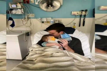 மூச்செடுக்க திணறியக் குழந்தை...காப்பாற்றிய செல்ல நாய்