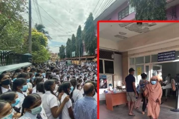 வைத்தியசாலையில் உள்ள இந்து மகளிர் கல்லூரி அதிபரை நலம் காண சென்ற அதீன குரு! (Photo)