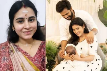 முதன்முறையாக தனது மகளின் புகைப்படத்தை வெளியிட்ட பாக்கியலட்சுமி சீரியல் நடிகை ரித்திகா... கியூட் க்ளிக்ஸ்