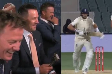 வலி தாங்க முடியாமல் ரூட் ரன் ஓடுவதை பார்த்து குலுங்க குலுங்க சிரித்த ரிக்கி பாண்டிங்! கமெராவில் சிக்கிய காட்சி