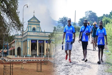 மடுமாத ஆலயத்திற்கான ஆவணி திருவிழா பாத யாத்திரை