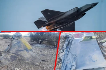 அமெரிக்காவின் இரண்டாவது F-35 ரக போர் விமானத்தை வீழ்த்திய ஈரான்; அப்பளமாக நொறுங்கியது