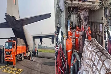 நேபாளத்திற்கு நிவாரண உதவியை வழங்கும் இந்தியா