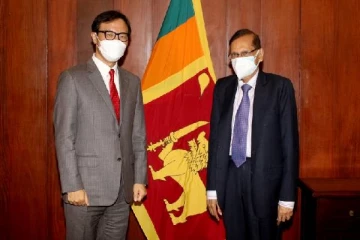 அமைச்சர் ஜீ.எல்.பீரிஸ் - கொரிய தூதுவருக்கும் இடையே சந்திப்பு!