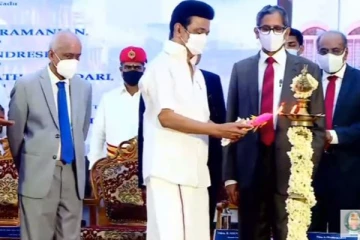 நீதிமன்ற விழாவில் உச்சநீதிமன்ற தலைமை நீதிபதி,முதலமைச்சர் உள்ளிட்டோர் பங்கேற்பு..!