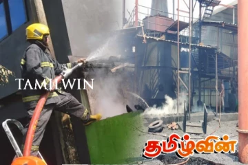 கொழும்பில் திடீரென தீப்பற்றி எரிந்த வெதுப்பகம்