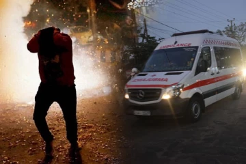 திருமண வரவேற்பு நிகழ்வில் பட்டாசு வெடித்ததில் நேர்ந்த சோகம்