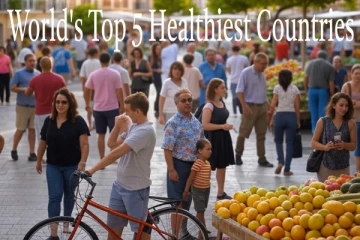 உலகின் ஐந்து ஆரோக்கியமான நாடுகள்: உணவு முறையும், வலுவான சுகாதார அமைப்புகளும்!