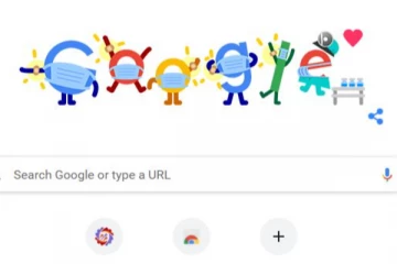 மாஸ்க் அணிந்திடுங்கள், உயிரை காத்திடுங்கள்: கொரோனா விழிப்புணர்வு ஏற்படுத்திய கூகுள் டூடுல்!