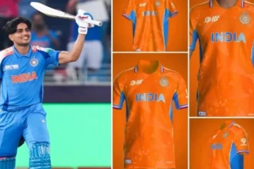 காவி நிறத்தில் மாறும் இந்திய அணியின் ஜெர்சி? ரசிகர்கள் கொந்தளிப்பு!