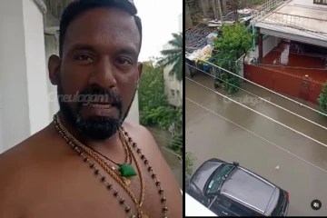 சென்னை வெள்ளத்தில் சிக்கி ரோபோ ஷங்கர் காயம்! - அதிர்ச்சி வீடியோ