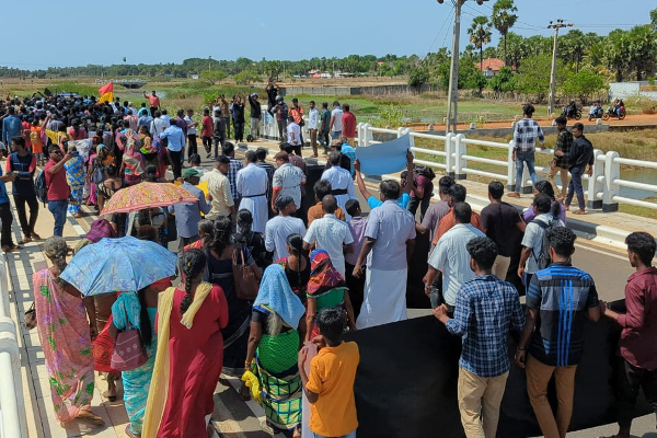 மனிதப் புதைகுழிக்கு நீதிவேண்டி கடலென திரண்ட மக்கள்! | People Gathered For Justice Human Burial Ground