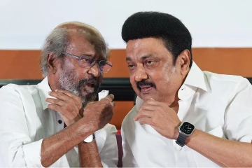 விஜய் பதவியேற்பு; ஸ்டாலினை திடீரென சந்தித்த நடிகர் ரஜினி; ஆறுதல் கூறவா!