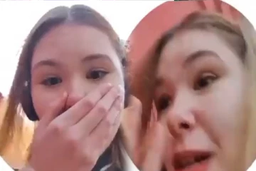 இளம்பெண்ணின் தலைக்கு மேல் பாய்ந்த ரஷ்ய ஏவுகணை; பதறவைக்கும் வீடியோ காட்சி!