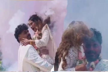 மணப்பெண் மீது வெடித்த குண்டு - திருமண போட்டோ ஷூட்டில் நடந்த அதிர்ச்சி சம்பவம்!