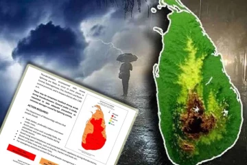 நாட்டில் கொட்டி தீர்க்கும் கனமழை ; வளிமண்டலவியல் திணைக்களம் விடுத்ததுள்ள சிவப்பு எச்சரிக்கை