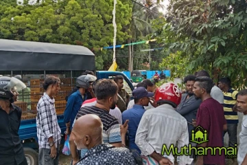 ஏறாவூரில் கோர விபத்து..! உயிர் தப்பிய சாரதி