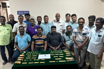 இலங்கையில் இருந்து இந்தியாவிற்கு கடத்தப்பட்ட பெருந்தொகை தங்கம் பறிமுதல் (Photos)