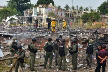 தாய்லாந்து பட்டாசு கிடங்கில் வெடிவிபத்து; 9 பேர் பலி, 115 பேர் காயம்