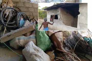 அதிகாலை வீட்டின் சுவரை உடைத்து அச்சுறுத்திய காட்டு யானை - உயிர் தப்பிய வயோதிப குடும்பம்