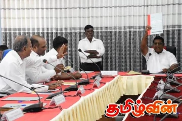 மன்னார் நகரசபை அமர்வில் மோதிக்கொண்ட முன்னாள்- இந்நாள் முதல்வர்கள்.