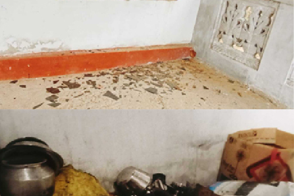 முகமாலை பகுதியில் வீடொன்றின் மீது தாக்குதல் | Attack On A House In Mukhamalai Area