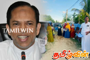 வீடமைப்பு திட்டத்தில் மோசடி: ஹிஸ்புல்லாவுக்கு எதிராக மட்டக்களப்பில் ஆர்ப்பாட்டம்