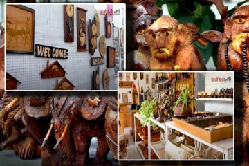 யாழ் முன்னாள் போராளி செய்த சாதனை- பலரின் கவனத்தை ஈர்த்த சிரட்டை அலங்கார பொருட்கள்