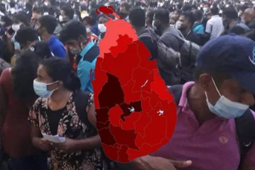 இலங்கையின் 98 வீதமான பகுதிகள் சிவப்பு வலயமாக மாறிவிட்டன! ஆபத்தான கட்டத்தில் நாடு