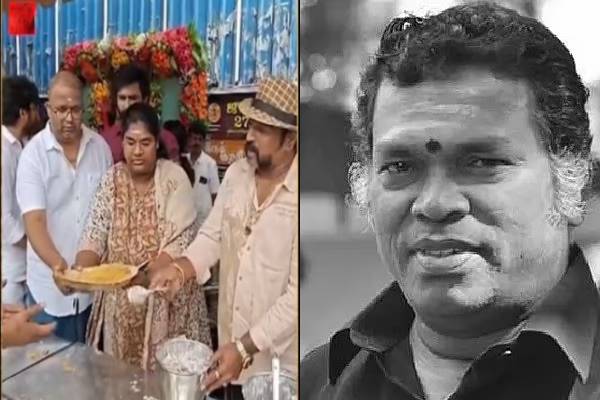 அப்பாவை இழந்த துயரிலும்... மறைந்த நடிகர் மயில்சாமிக்காக ரோபோ சங்கரின் மகள் செய்த விடயம்! | Robo Shankar S Daughter Donate Food Video