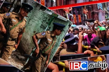 வீதித்தடையை உடைத்துக்கொண்டு ஆர்ப்பாட்டக்காரர்கள் நீதிமன்றுக்குள் செல்ல முயற்சி