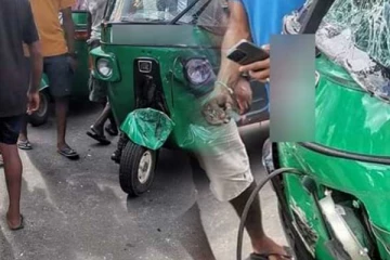 வத்தளை - எந்தரேமுல்லயில் மற்றுமொரு விபத்து : ஒருவர் படுகாயம்