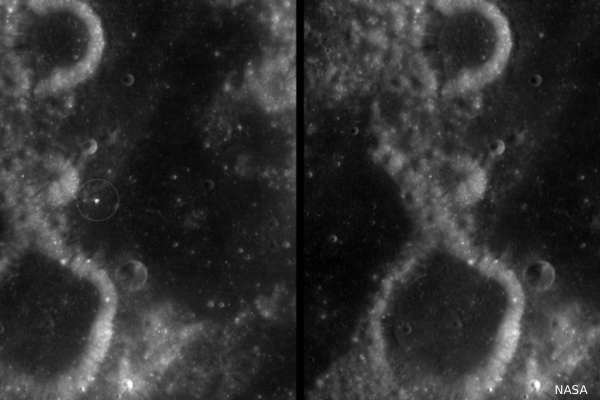நிலவில் 728 அடி அகலத்தில் கண்டுபிடிக்கப்பட்டுள்ள புதிய பள்ளம் | Nasa Discovered 728 Foot Crater In Moon நிலவில் 728 அடி அகலத்தில் கண்டுபிடிக்கப்பட்டுள்ள புதிய பள்ளம் | Nasa Discovered 728 Foot Crater In Moon