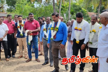 16.3 மில்லியன் செலவில் சின்னக்குளம் வீதிக்கு காப்பற்றிடும் பணி ஆரம்பம்