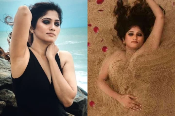 அரைகுறை ஆடையுடன் கடற்கரையில் பிக் பாஸ் ஜூலி.. அதுக்குனு இப்படியொரு போஸா