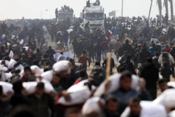 காசாவில் உணவு வாங்க சென்றவர்கள் மீது துப்பாக்கி சூடு ; 6 பேர் பலி