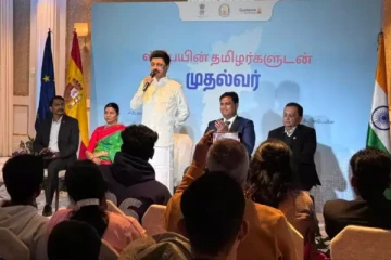 இது வெளிநாடா..? தமிழ்நாடா..? ஸ்பெயின் தமிழர்களிடத்தில் மு.க.ஸ்டாலின்..!