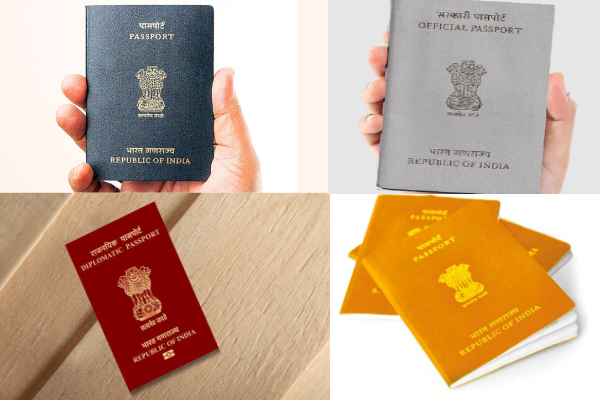 india 4 color passport