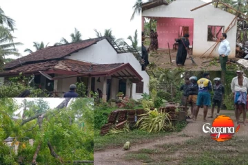 කුරුණෑගලට ටොනාඩෝ සුළිකුණාටුවක් - පැත්තම ඉවරයි