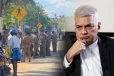 போராட்டத்திற்கு அஞ்சி மாற்று வழியால் தப்பித்த ரணில்