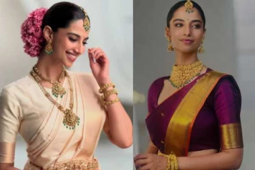 மங்கலகரமான லுக்கில் அழகிய புகைப்படங்கள்!! நடிகை மீனாட்சி செளத்ரியின் நியூ ஷூட்..