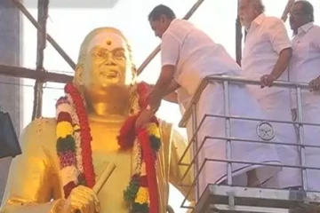 தேவர் ஜெயந்திவிழா: தேவர் சிலைக்கு அமைச்சர்கள் மரியாதை - பலத்த பாதுகாப்பு