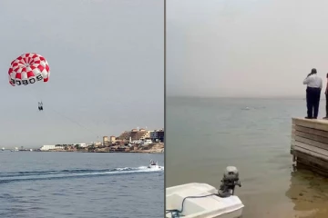 நடு கடலில் குளித்துக்கொண்டிருந்த ரஷ்ய இளைஞரை கடித்து தின்ற சுறா! திடுக்கிடும் காட்சிகள்