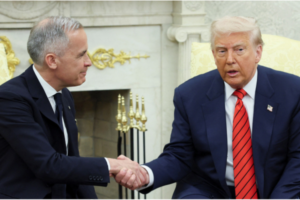 கனடா பிரதமர் மன்னிப்புக் கோரியதாக கூறும் ட்ரம்ப்: உண்மையா? | Trump Says Carney Apologized For Tv Ad