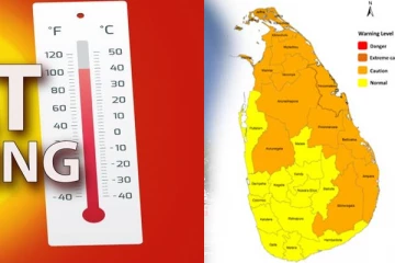 இலங்கையின் 8 மாவட்டங்களுக்கு அதி வெப்ப எச்சரிக்கை