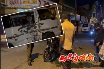 யாழில் விபத்து! அறுவர் படுகாயம்